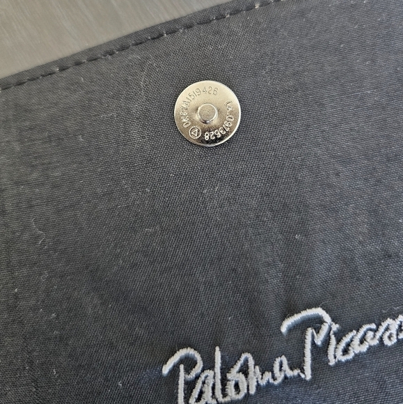 Palomo Picasso clutch/purse black, potent leather snap closure. Never used. New - Picture 8 of 8